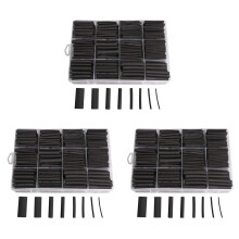 1875-Delige Krimpkousset Krimpkousen Draadwikkelverhouding 2: 1 Assortiment Elektrische Kabelmoffen met Opbergkoffer