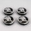 SK03- 56MM 4-pack Center covers Skoda Silver one size - MXBC 1