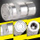 1/2Inch NPT Hydraulic Coupler Skid Steer  Flat Face Quick Connect Couplings with 4PCS Dust Cap 5