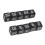 30PCS Number Dice, 6-Sided, 15.5x15.5x15.5mm Black 12