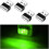 (Green) 4pcs Usb Led Car Interior Atmosphere Lamp, Mini Usb Car Light, Plug-in Usb Interface Trunk Ambient Lighting Portable Night Light - Pjun 1