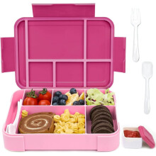 Lekvrije bento-lunchboxen voor kinderen, gemaakt van milieuvriendelijke, voedselveilige materialen en BPA-vrij, perfect voor school, kantoor,