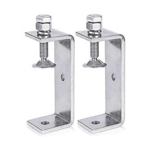 Metal Clamp Heavy Duty Clamp C Clamp Woodworking Clamp with Wide Jaw Openings (100mm), 2pcs - RIpj