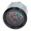 52mm Aluminum Alloy LED Voltmeter Gauge Silver 24V 1