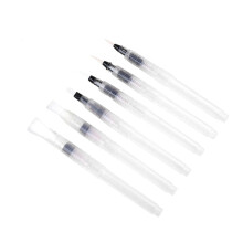 (Pen) 24 Colors Pearlescent Pigment Watercolors Set Shining Metallic Gouache Paint Portable Iron Palette