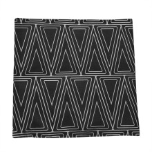Federa in lino spesso, copricuscino di forma quadrata con cerniera invisibile per un'ampia gamma di applicazioni, design geometrico decorativo per la