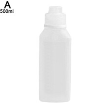 (500ml, Khaki) Plastic Leak-proof Oil Jug w/ Dust Plug Multifunction Squeeze Bottle Spice Pot