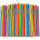 500pcs colorful flexible plastic straws, disposable bendable straws - Ri 1