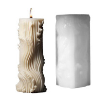 (ZL 194) European Cylinder Silicone Mold DIY Minimalist Pillar Gift Candle Mold