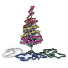 2.3-Metre Christmas Garland with Colour Bars for Wall, Door, and Tree Decor