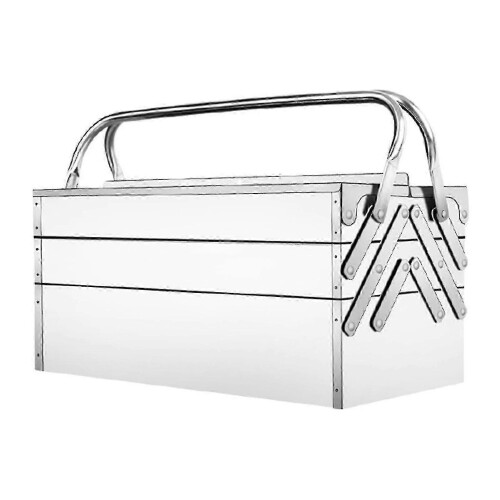 Stainless Steel Multi-Layer Toolbox for Secure On-Board Storage and Organisation