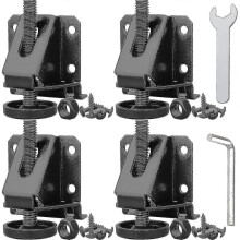 Leveling Feet Heavy Duty Furniture Levelers Adjustable Table Leg Leveler W/lock Nuts for Furniture,black - R