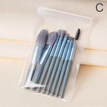 (US Plug 45.5cm) 8 Makeup Brush Set Powder Blusher Eye Shadow Brush Makeup Kit
