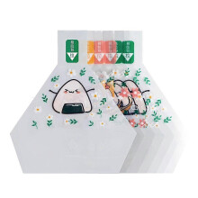 100pcs Lovely Cartoon Triangle Rice Ball Packaging Bag DIY Sushi Bag Accessories