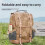 (Red) Ultralight Folding Chair, Chair, Portable Chair, Folding Stool 4