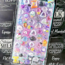 (Gray For Samsung S25 ultra) 3D Cartoon Children Nail Art Stickers Decals Girls Party Decor