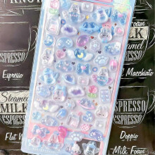 (Golden For Samsung S25 ultra) 3D Cartoon Children Nail Art Stickers Decals Girls Party Decor