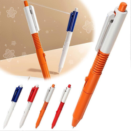 (B)2in1 Funny Prank Retractable Pens with Water Spray Function Stress Release Toy 1