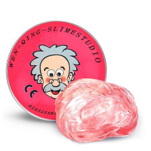 (Red)Kids Stress Relief Toy Colorful Slime Crystal Clay Squeeze Play