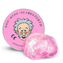 (Pink)Kids Stress Relief Toy Colorful Slime Crystal Clay Squeeze Play