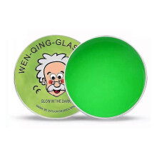 (noctilucence Green)Kids Stress Relief Toy Colorful Slime Crystal Clay Squeeze Play
