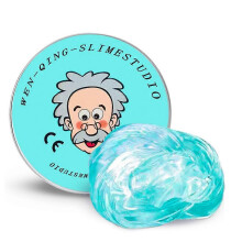 (Blue)Kids Stress Relief Toy Colorful Slime Crystal Clay Squeeze Play