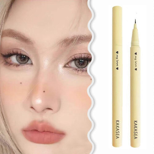 (White) Slim Waterproof Liquid Eyeliner Lying Silkworm Pen Lasting Black Quick Drying 1