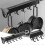 (460mm) Adjustable Clothes Rails Wardrobe Pull Out Retractable Cabinet Clothes Hanger 3