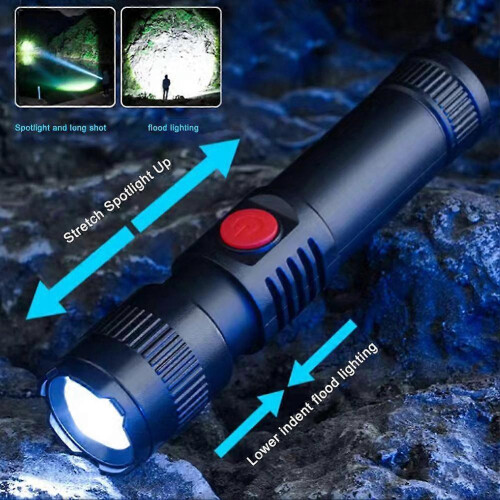 Flashlight Portable Compact Flashlight with Strong Light LED Outdoors Lights 1