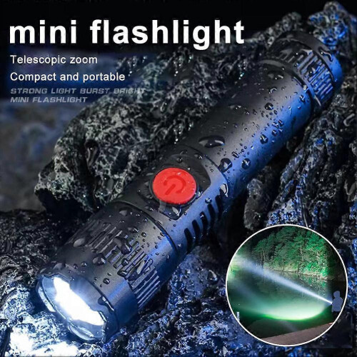Flashlight Portable Compact Flashlight with Strong Light LED Outdoors Lights 2