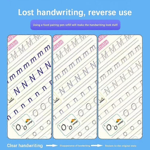 Reusable Groove Writing Practice Book Calligraphy Early 2
