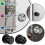 (Black) Spherical Intelligent Password Door Lock Password + Mechanical Key 5