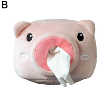 (B) Cute Cartoon Car Tissue Box Doll Creative Car Multifunctional Car Tissue Box