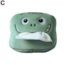 (C) Cute Cartoon Car Tissue Box Doll Creative Car Multifunctional Car Tissue Box