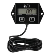 Digital Engine RPM Tachometer Hour Meter Gauge. for 2 Stroke and 4