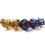(Blue) Portable Professional Unique Modification Burned Screw Titanium Screws M5 Motorcycle Self-Tapping Shell Car 3