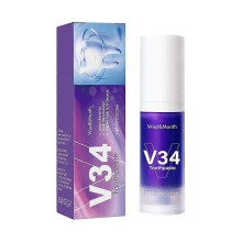 V34 Color Corrector Purple Teeth Whitening Tooth Stain Removal Teeth Brighxp