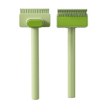 (Green) Sleek Lightweight Elegant For Cats Cleaning Brush Pet Comb Flea Cat Quality Flea Grooming High And Dogs Self 2Pcs