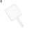 (White) Square Mirror with Handle Beauty Make Up Use Accessories Hand Mirror Vanity 1
