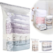 (50x70x30cm) Durable Vacuum Elegant Storage Fashionable Bag, Bag Without Compression Smooth Portable Clothing Vacuum Pumping,