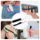 (Black) Professional Mobile Phone CaseRing Silicone Rope Phone Holder Strap Grip Loop Wristband Compact Modern 2
