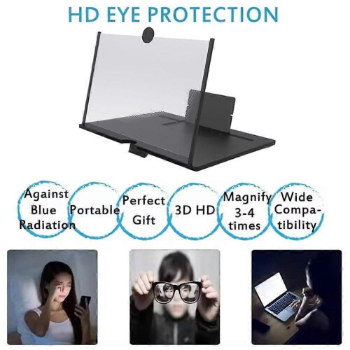 (Style 9) CellPhone Screen Magnifier Video Amplifier Stand Bracket Phone Screen Magnifier 2