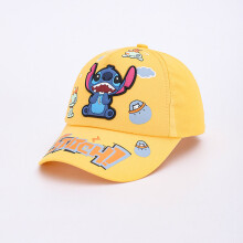 (Yellow)Lilo Stitch Cartoon Kids Baseball Cap Protection Breathable Summer Children Hat