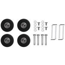 OD 50mm 20 Sets of Luggage Suitcase Replacement Wheels Axles Deluxe Repair Tool