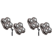 Pacote com 4 Cabeças de Reposição Pro 4 para Barbeador Skulls Pitbulls Gold PRO, Silver PRO, Platinum PRO, Cabeças Flutuantes 4