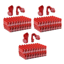 Peg Haak Slot Stop Slot 300 Stuks Kunststof Rood Stop Slot Anti-Diefstal Slot Retail Pin Haak Veiligheid Display Haak Slot