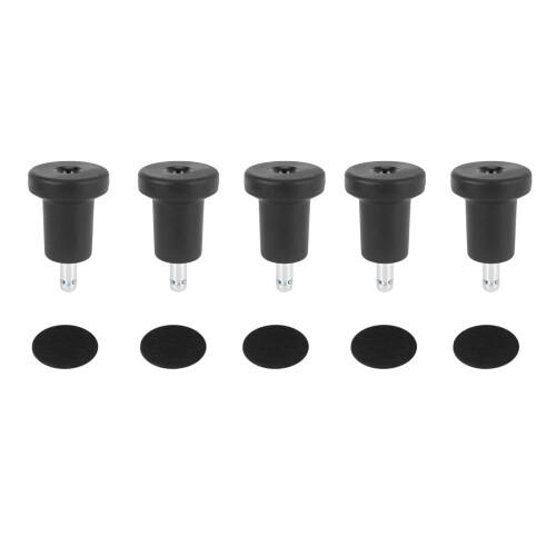 High Profile Bell Glides Replacement for Office Chair Without Wheels & Bar Stool, Fixed Stationary Caster Glide, 10-Pack 1