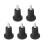High Profile Bell Glides Replacement for Office Chair Without Wheels & Bar Stool, Fixed Stationary Caster Glide, 10-Pack 3