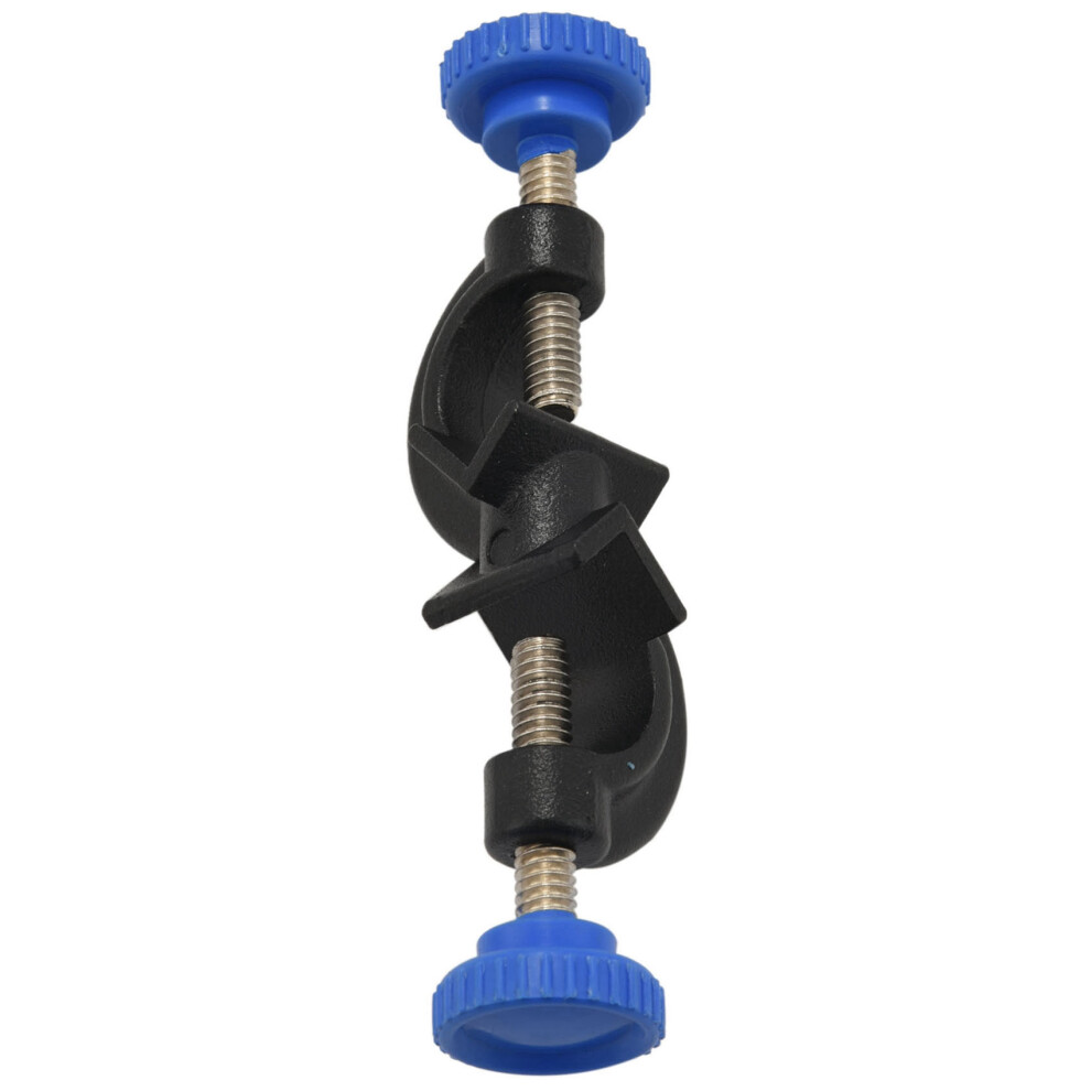 2X Lab Clamp 3 Prong Finger Style Rubber-Coated A Black Laboratory Stand Clip 4712369557007