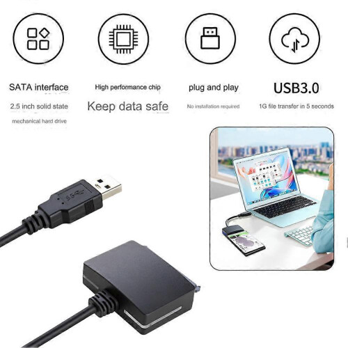 USB3.0 to SATA3.0 High-speed Transmission USB to SATA Cable 1